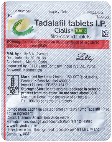 Cialis 10mg 1mg