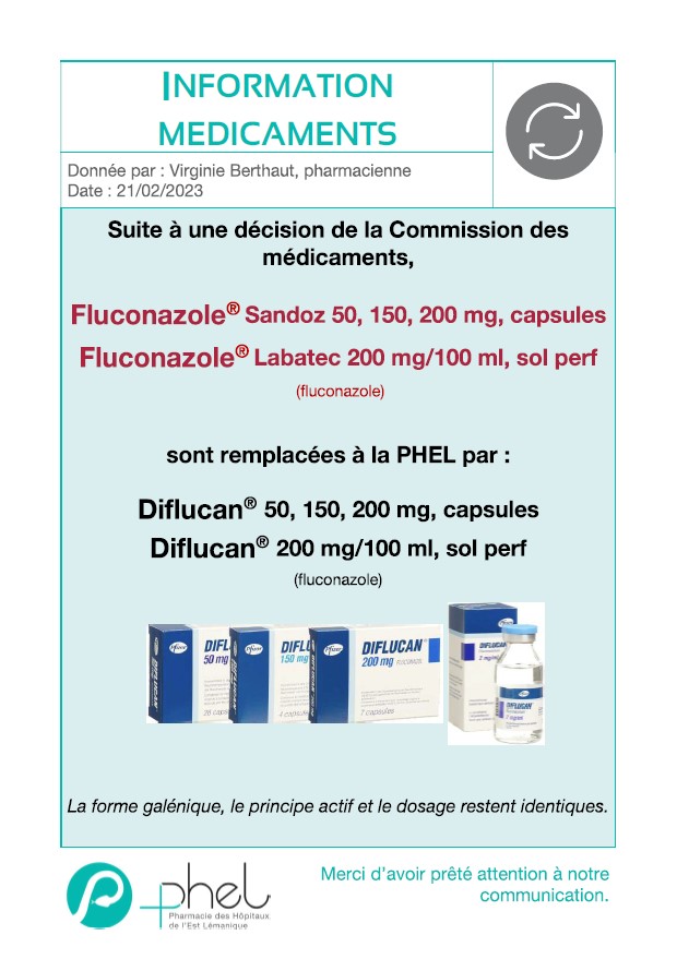 Fluconazole moins cher