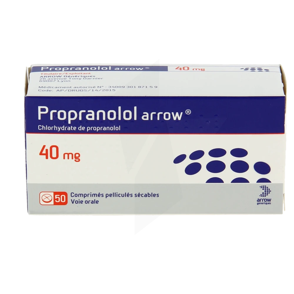 Commander du propranolol