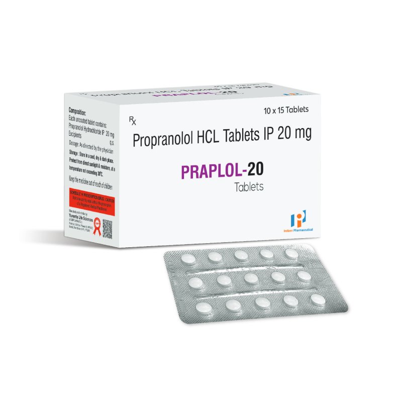 Propranolol 20mg