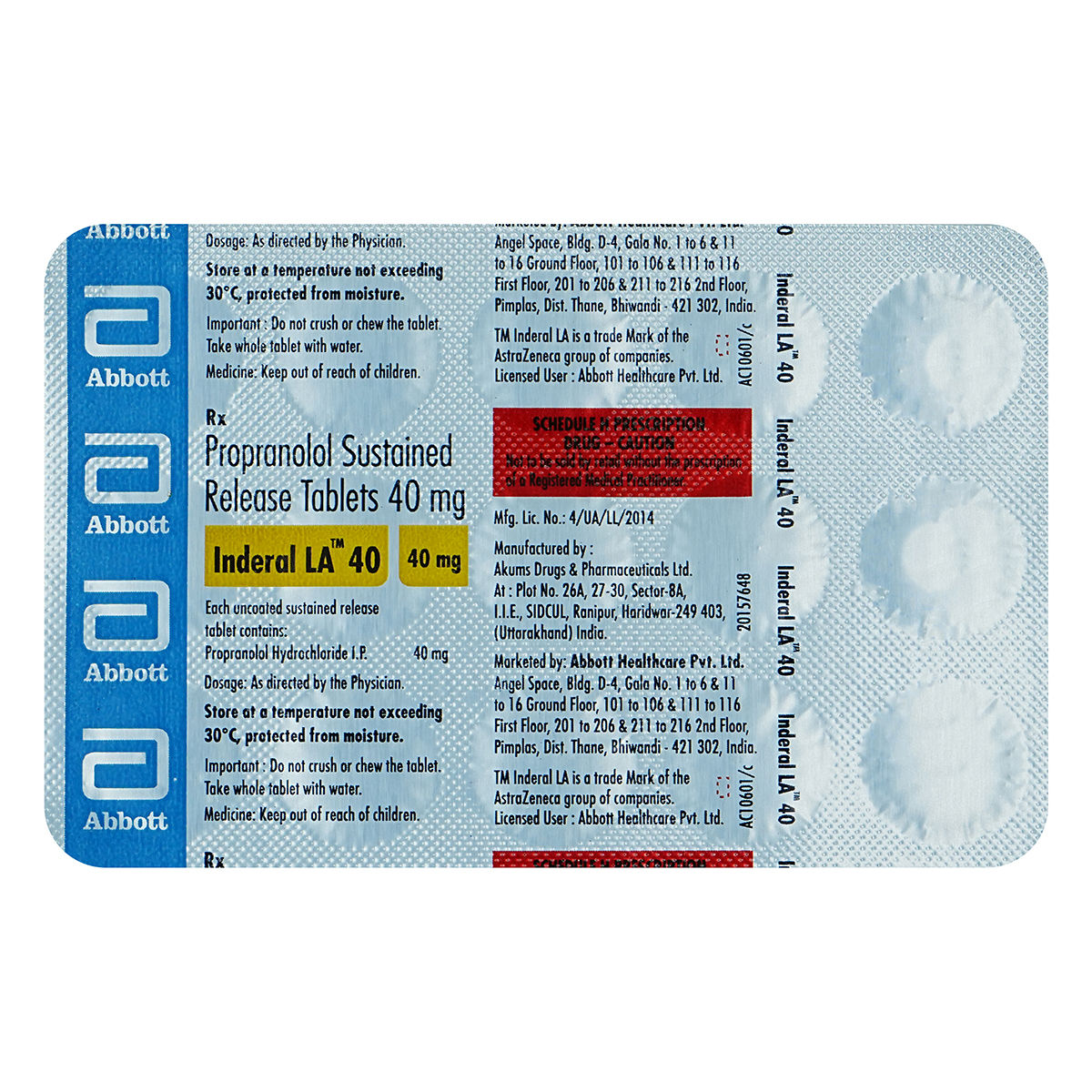 prix inderal 40 mg