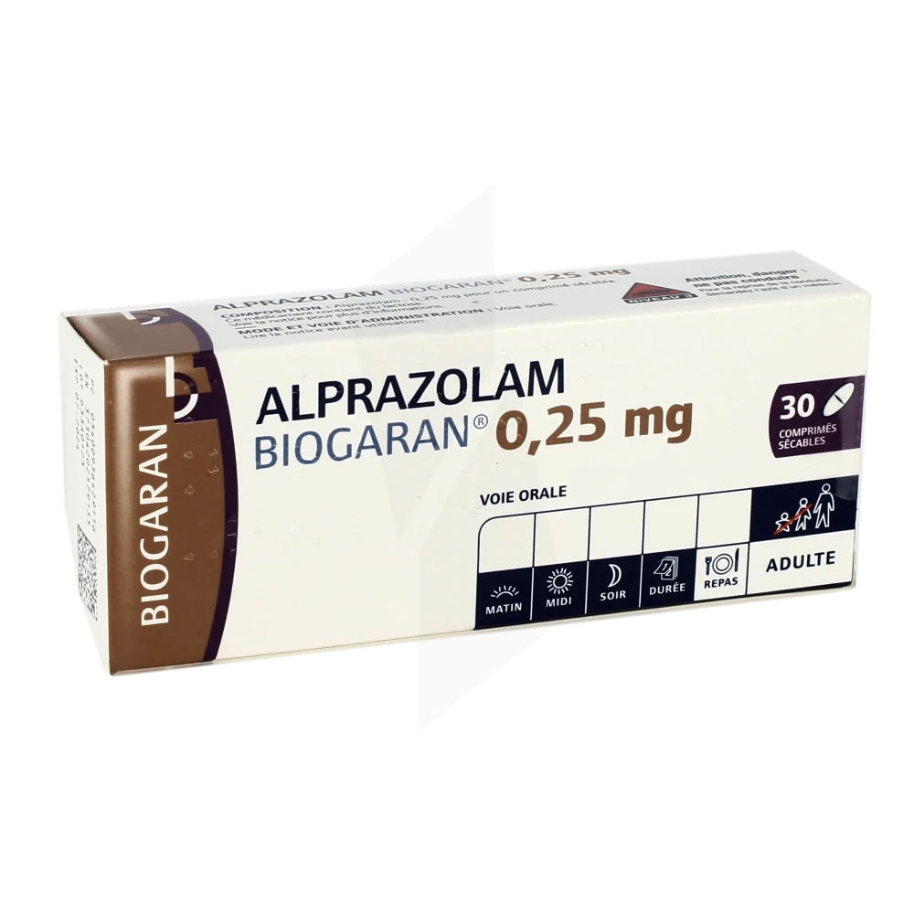 Alprazolam en france