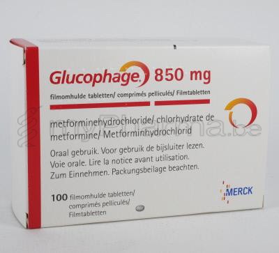 Coût Glucophage