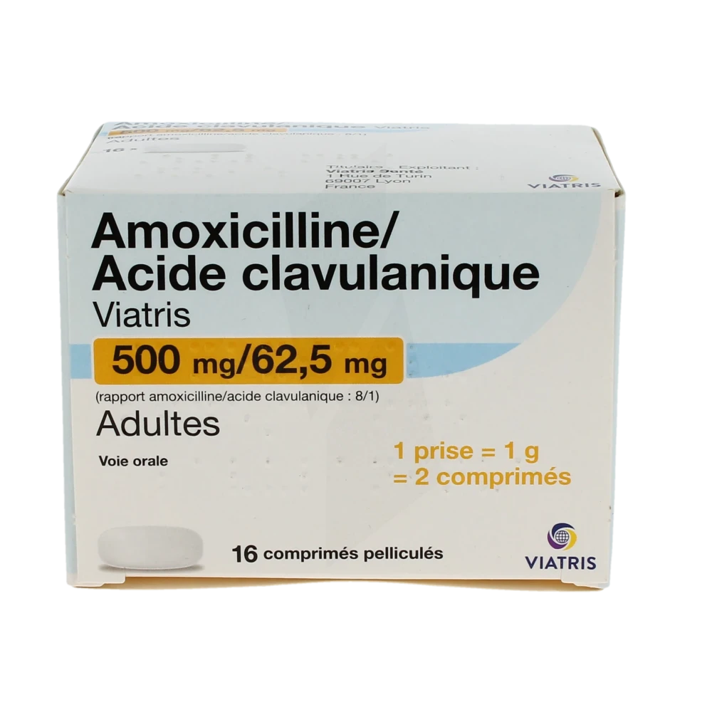 Amoxicilline Acide Clavulanique France