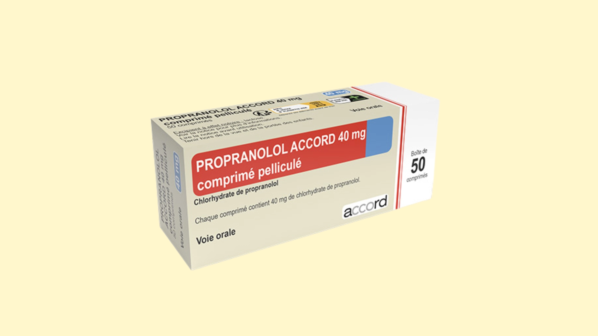 Propranolol 40 Mg Accord Cpr 50