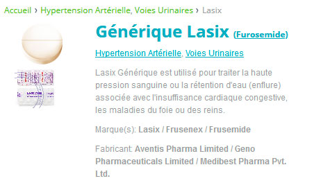 Lasix générique