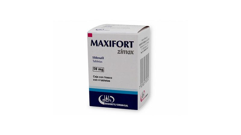 Sildenafil 50 mg 4 tabletas