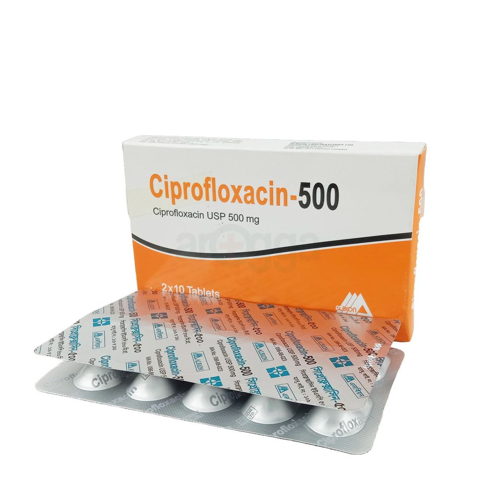 Ciprofloxacin usp 500 mg