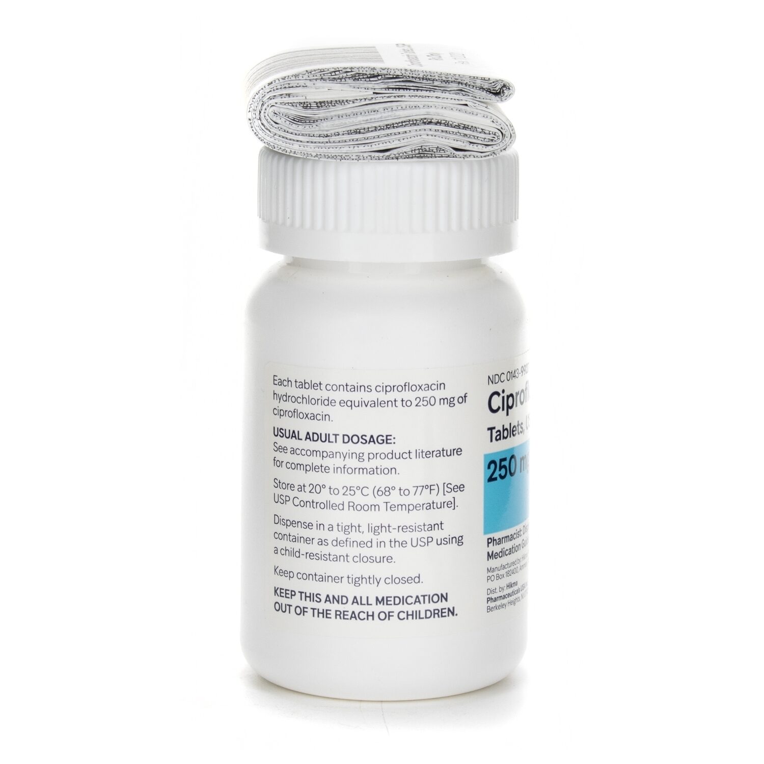 Ciprofloxacin 250 mg iv