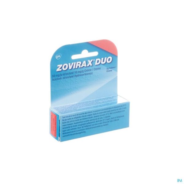 Zovirax crème avec ou sans ordonnance