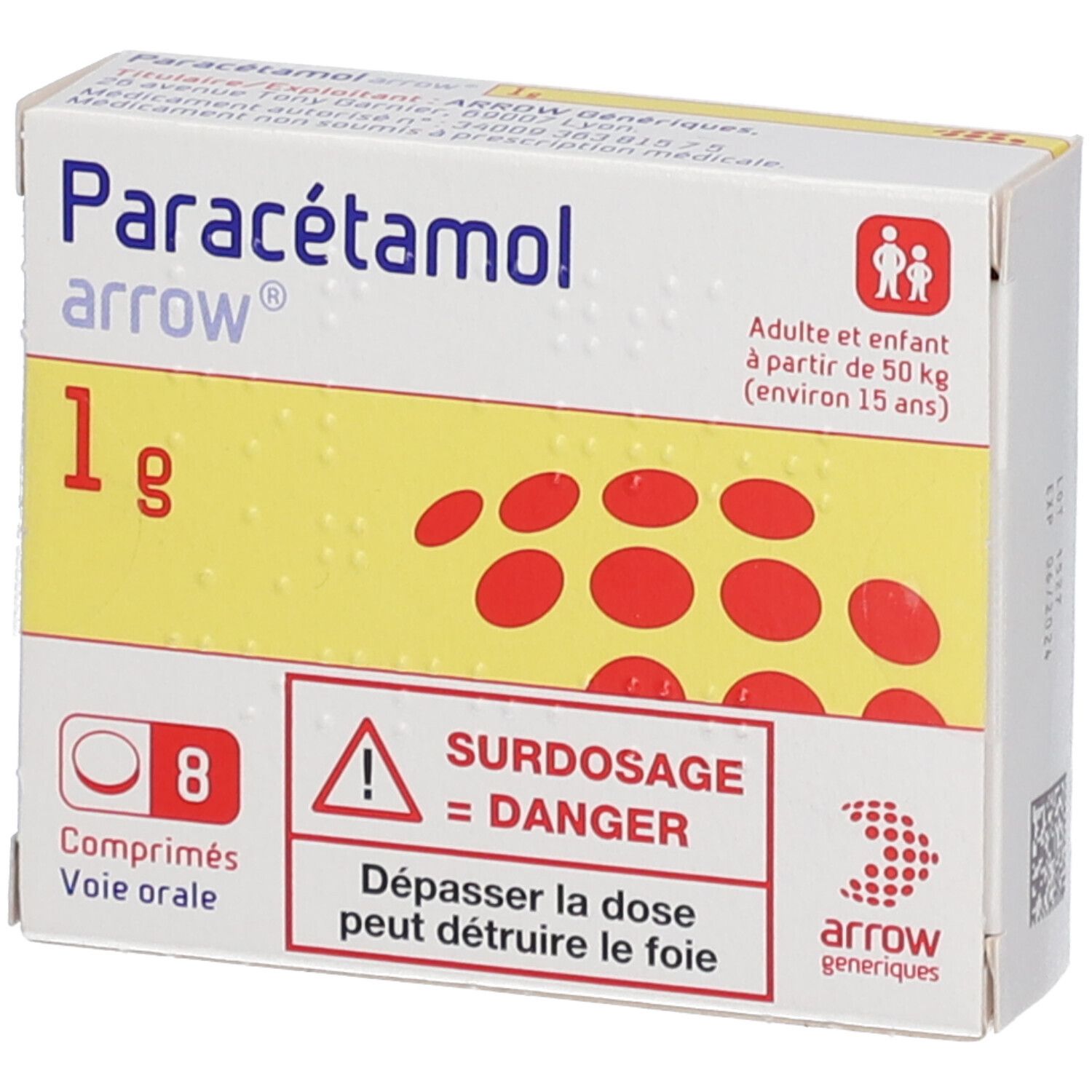Tramadol Paracetamol Arrow Generique