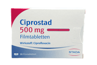 Ciprofloxacin 500 mg vial