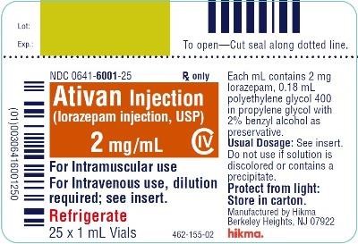 Ativan de 2mg