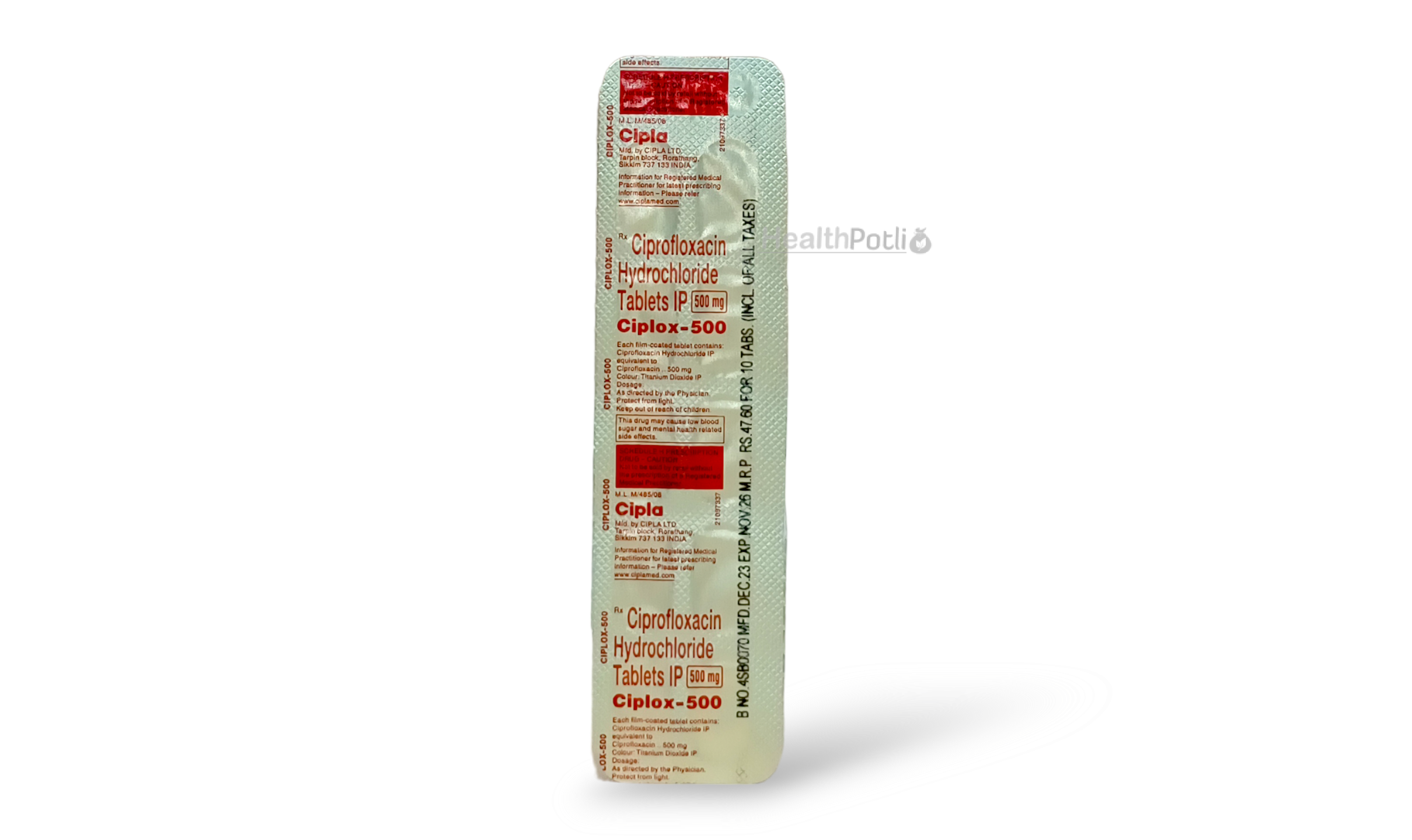 Ciplox 500mg spc