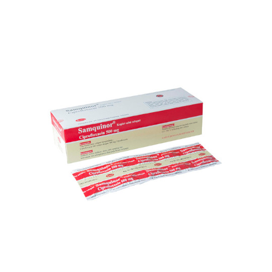 Ciprofloxacin 500mg & ornidazole 500 mg
