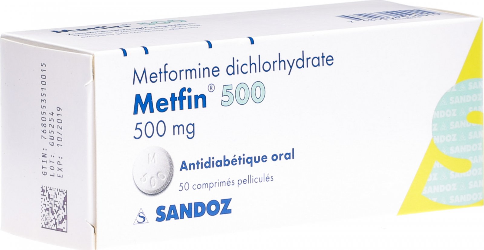 Pilule sandoz metformine