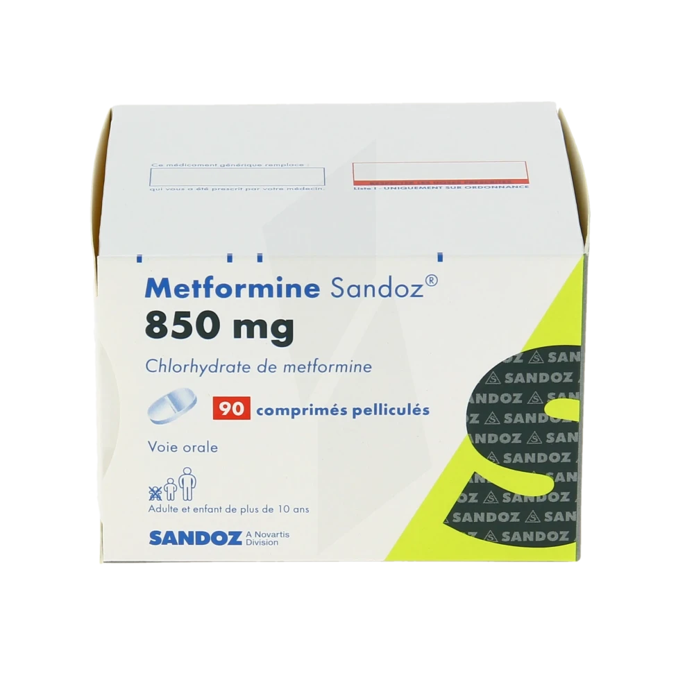 Prix metformine 850