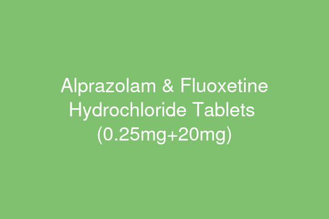 Alprazolam 0.25 Mg En Francais