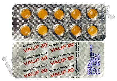 Valif vardenafil 20mg