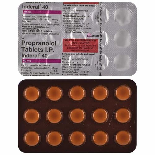 inderal tabletas 40 mg x 50