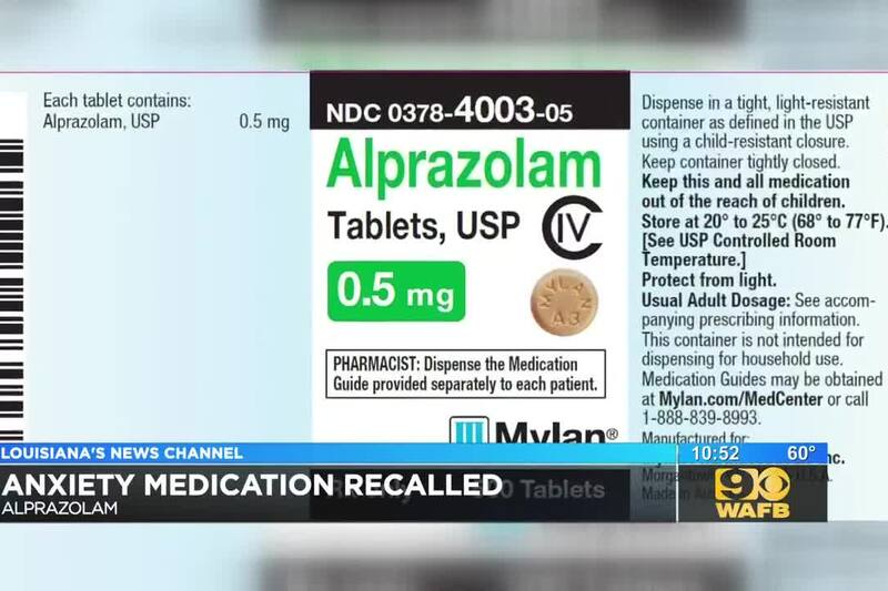 Alprazolam mylan sans ordonnance