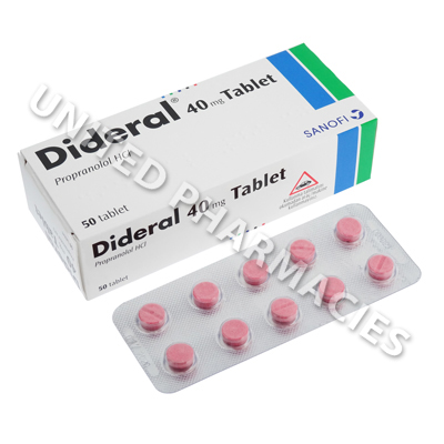 inderal tabletas 40 mg x 50