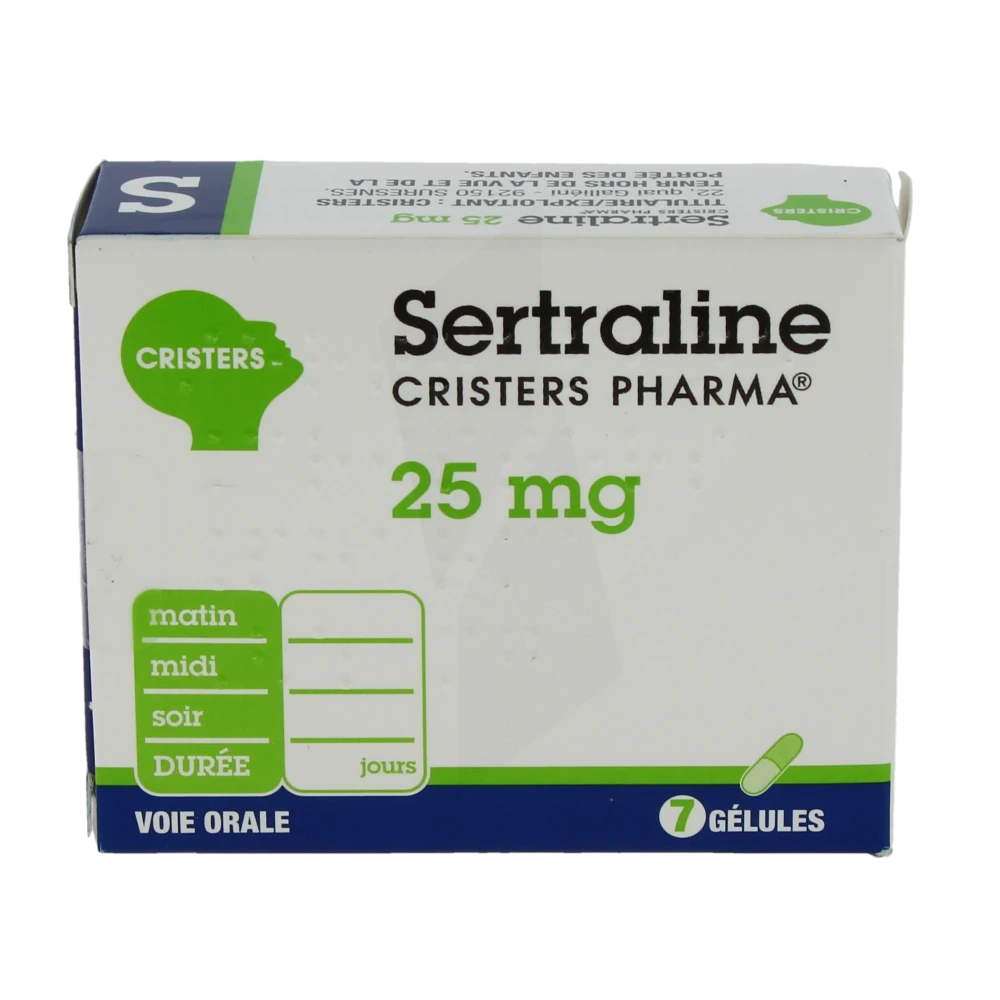 sertraline 25 mg comprimé