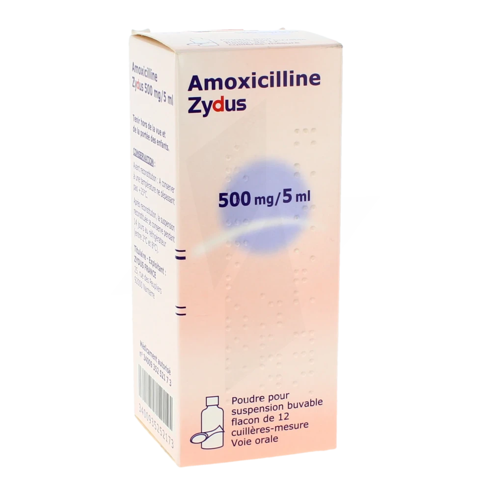 amoxicilline zydus france 500mg