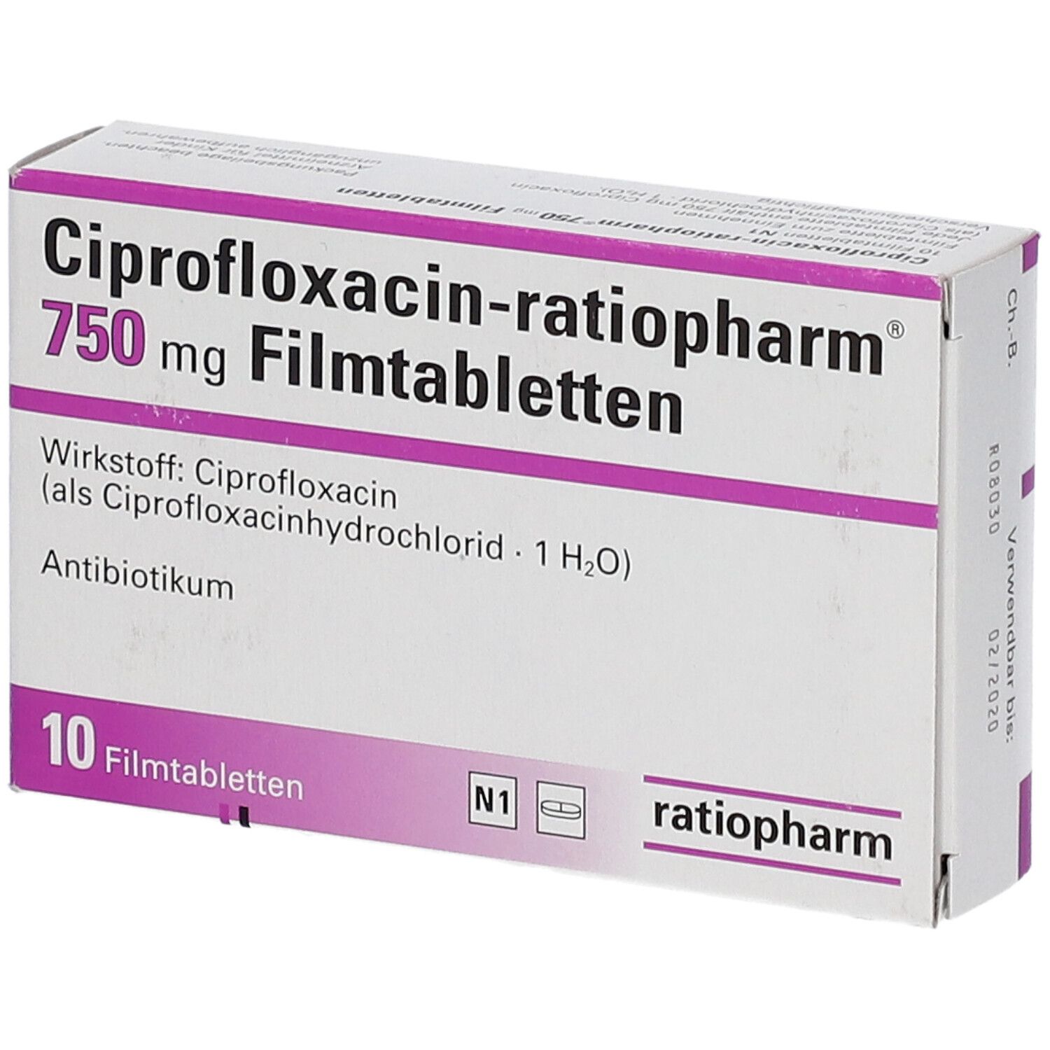 Ciprofloxacin Mepha 750 Mg