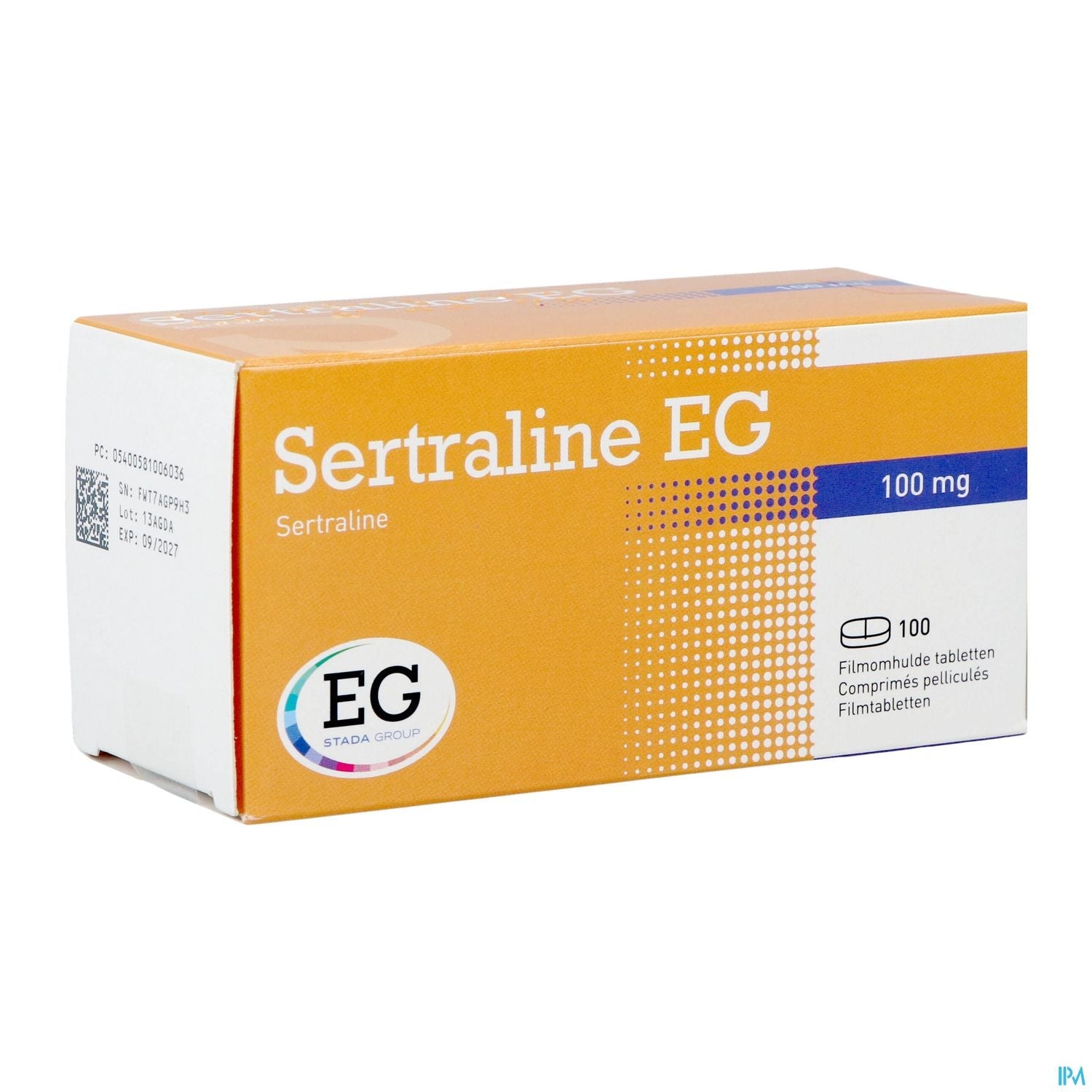 Sertraline eg 100 mg
