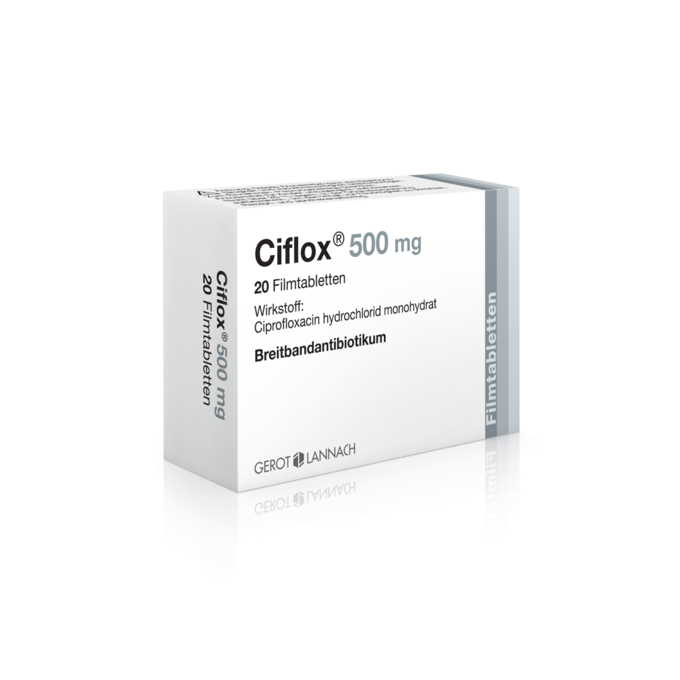 20 ciprofloxacin 500mg