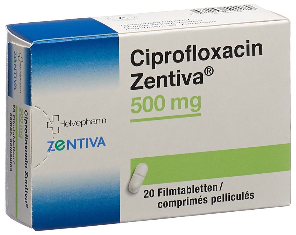 20 ciprofloxacin 500mg