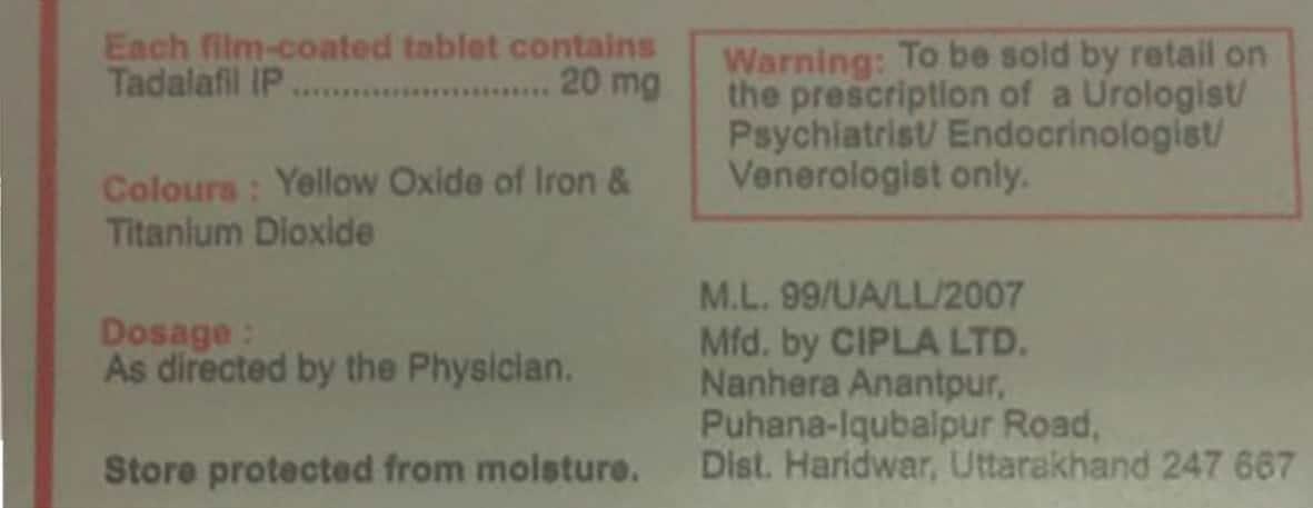 Tadacip 10 Online