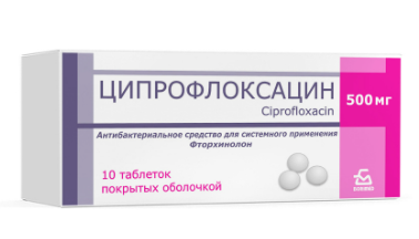 Ciprofloxacin 500 mg spc