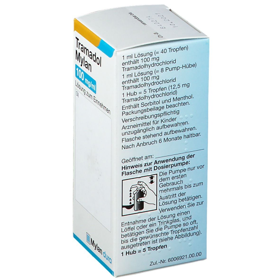 Tramadol mylan générique 100 mg