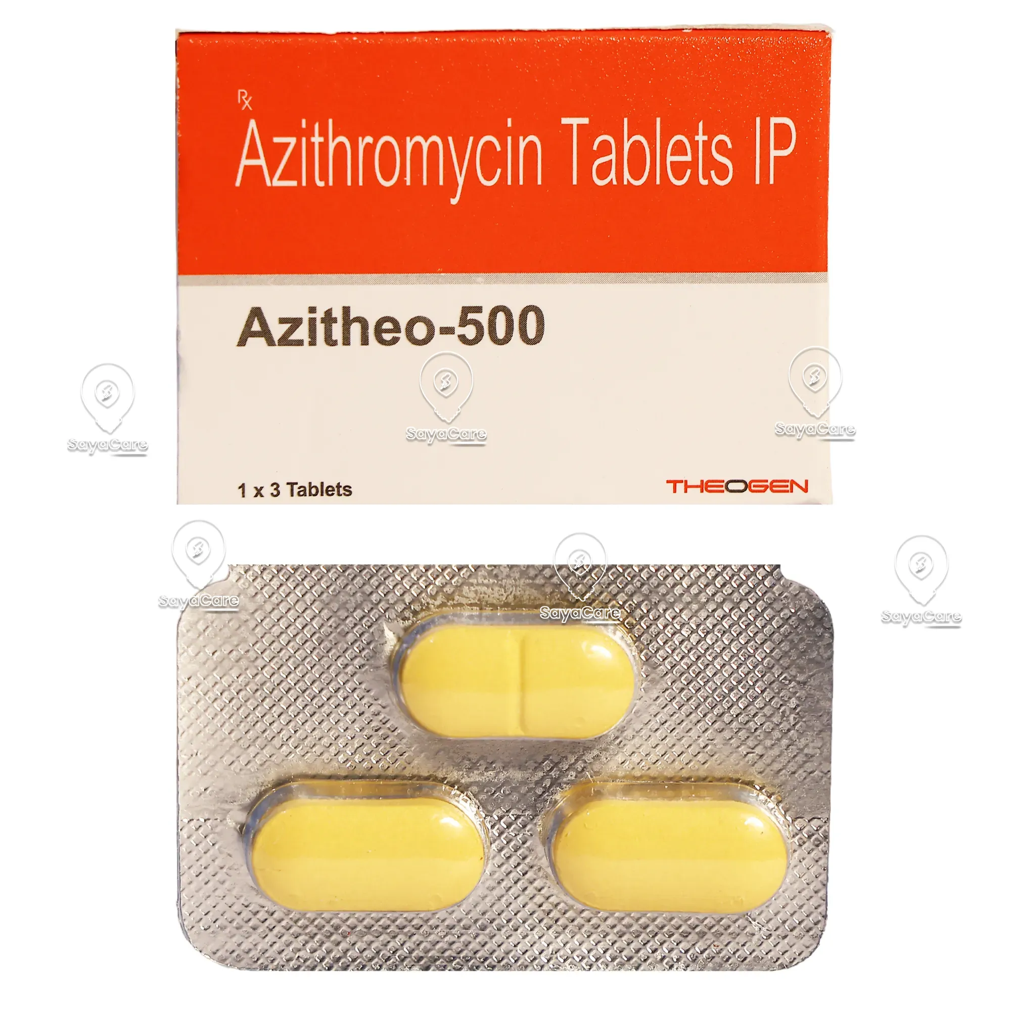 3 azithromycin 500 mg