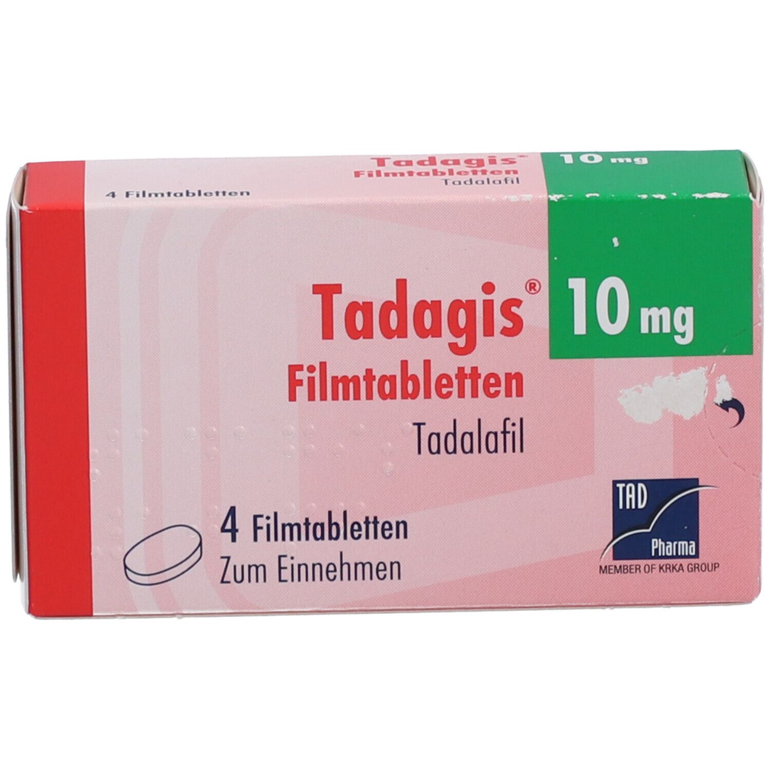 Tadalafil 10 mg boîte de 8