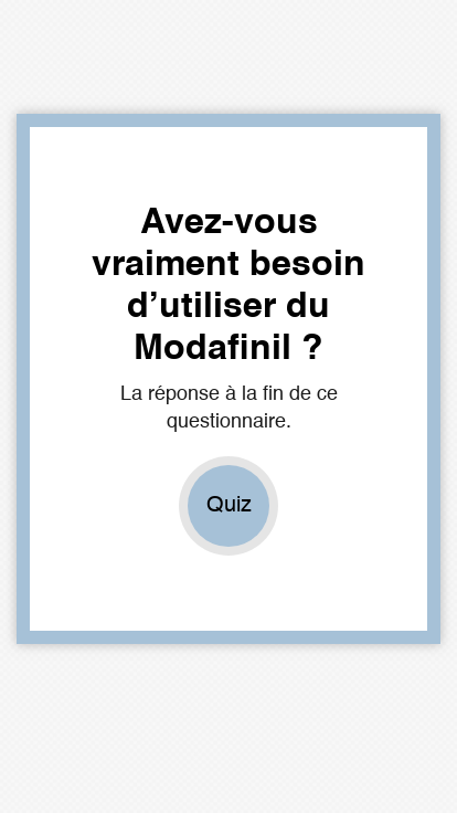 Coût du modafinil