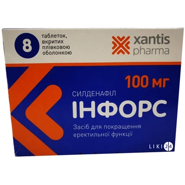 Sildenafil xantis 100 mg