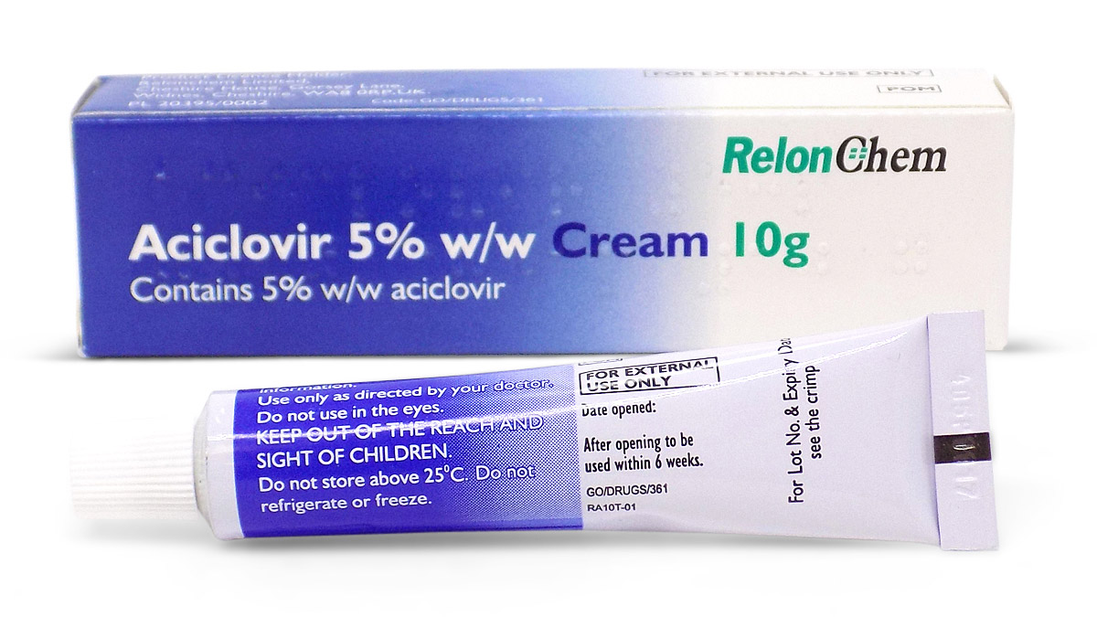 Aciclovir crème 10g prix