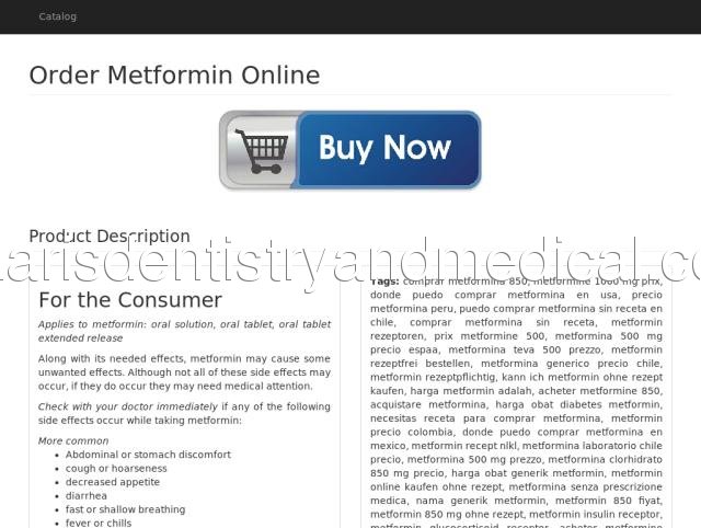 Ordre Metformine