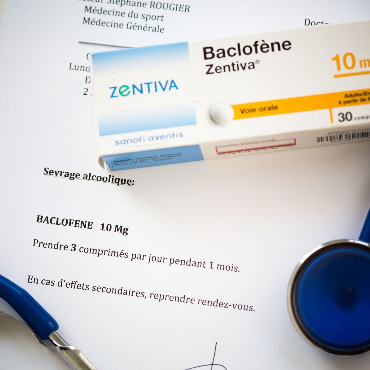Baclofène 10 mg prix