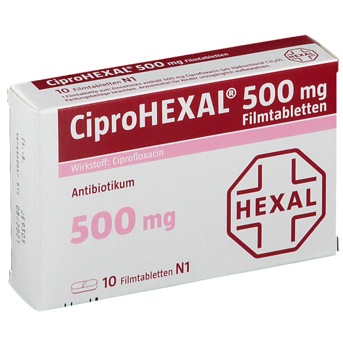 Ciprofloxacin 500 mg vial