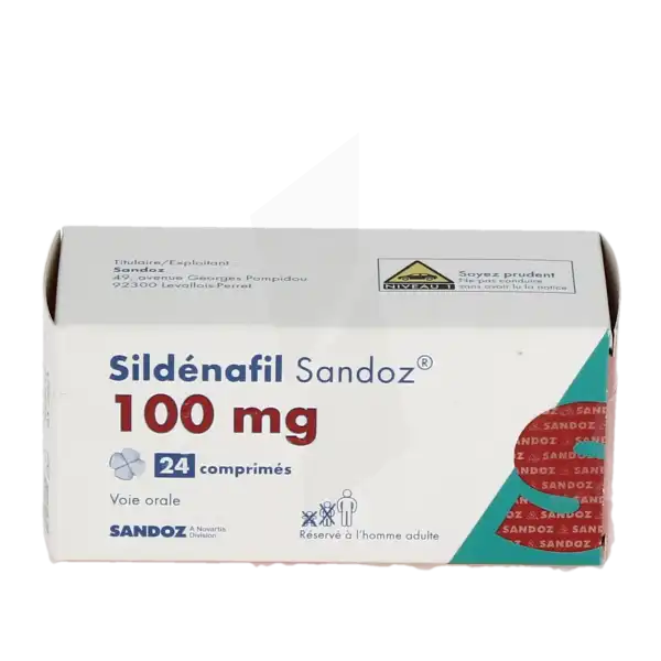 Sildenafil 100 mg sandoz