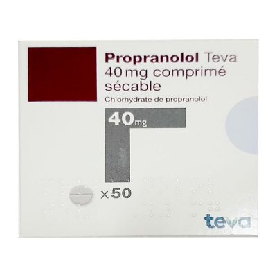 Propranolol Teva 40 Mg Prix