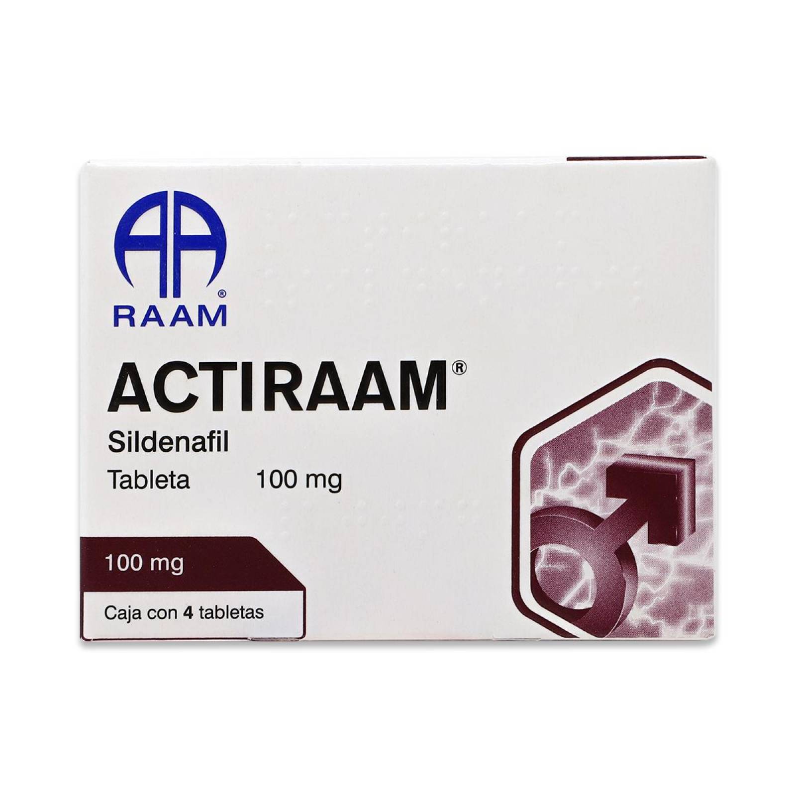 Sildenafil 100 Mg 4 Tabletas