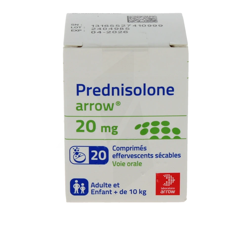 Achat prednisolone 20 mg