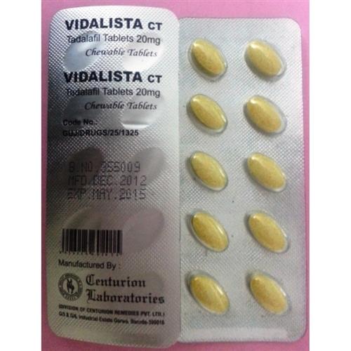Tadalafil 20mg vidalista