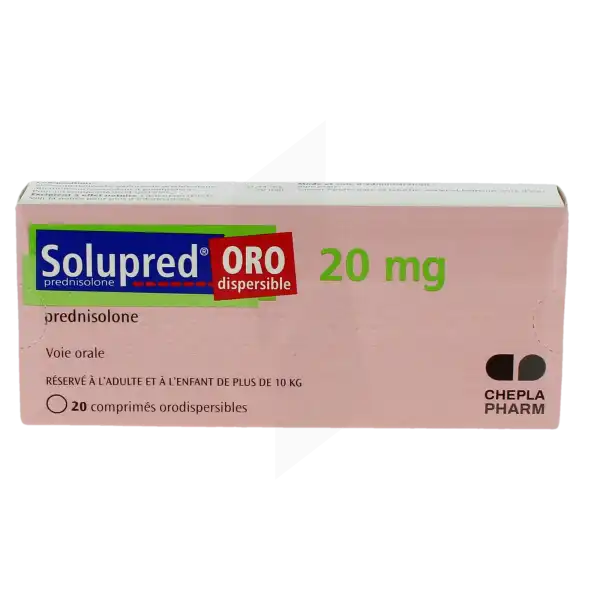 Prednisolone 20mg pour quoi