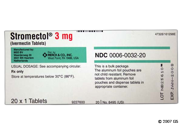 Ivermectine 3 mg msd